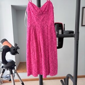 Lilly Pulitzer Pink Midi Dress